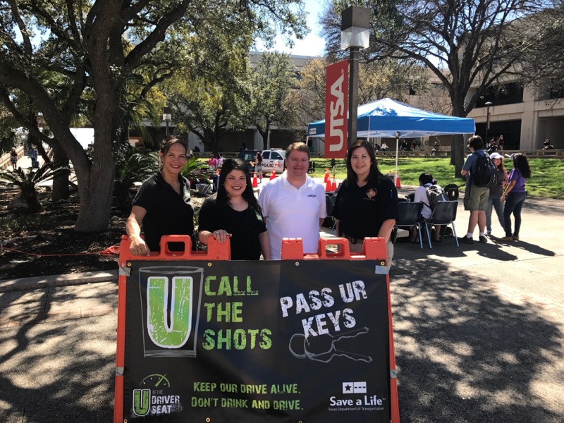 U in the Driver Seat Partners with UTSAPD to Bring Spring Break Safety