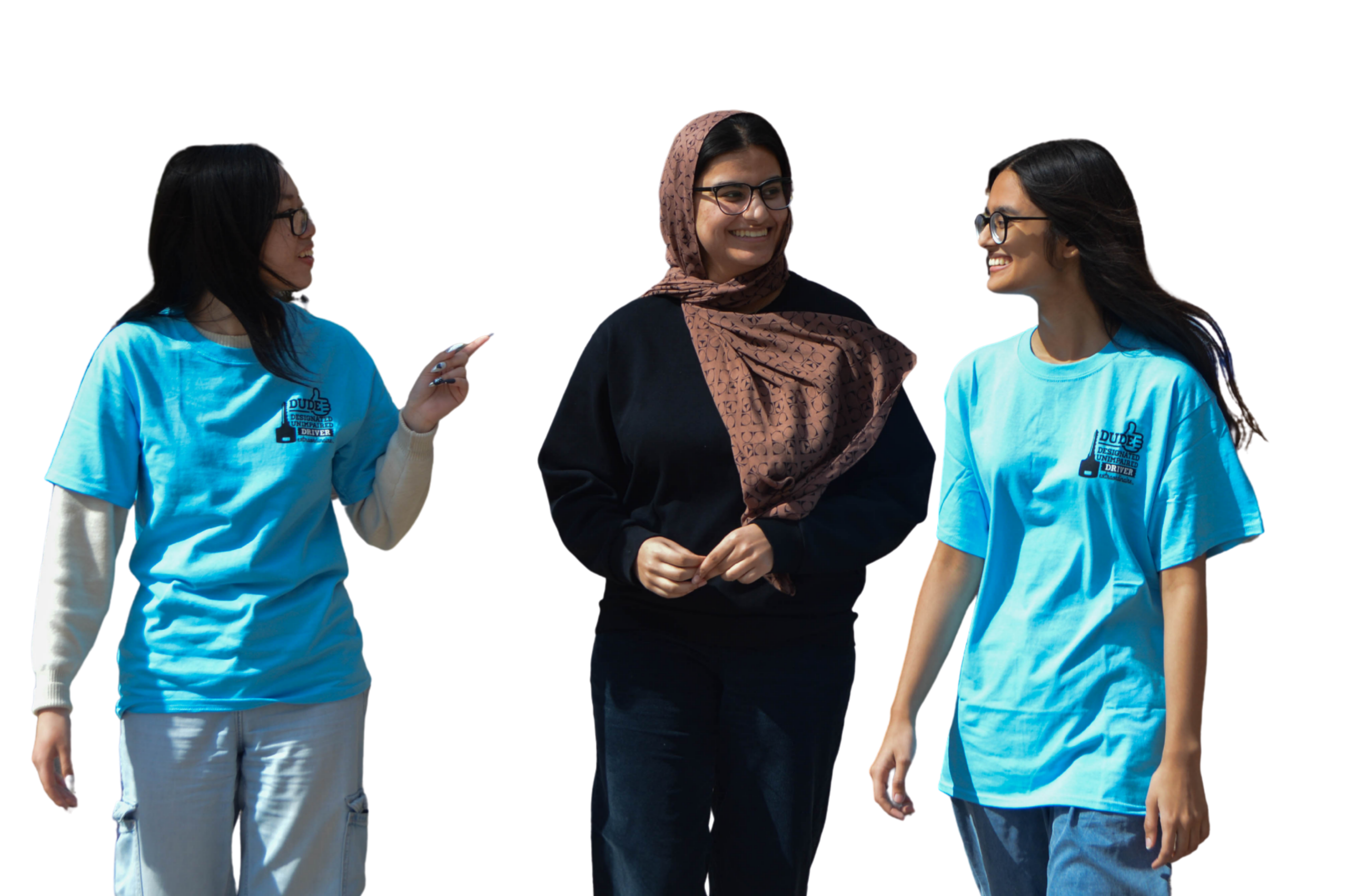 Photo of students walking on campus