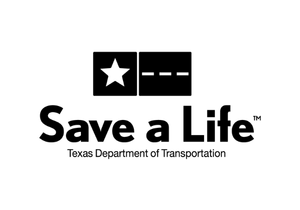 Save a Life - Texas Department of Transportation Logo